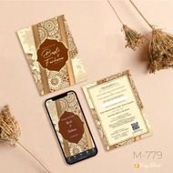 Kad Kahwin Design songket | Wedding Card + Digital Card New Design