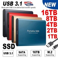 Original High-speed 1TB SSD 2TB Portable External Solid State Hard Drive USB3.1 500GB Interface Mobile Hard Drive for Laptop