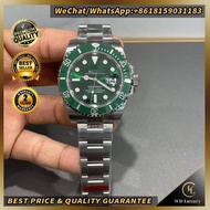 Clean Factory Green Water Ghost 40mm 3135 Movement Men's Watch 904L Stainless Steel Automatic Mechan