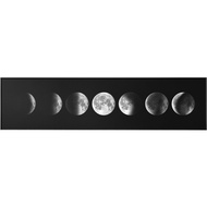 LP-6 sticker🉑Luo Shang Black and White Industrial Style Living Room Decorative Painting Moon Banner Restaurant Paintings