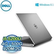 銀色DLL 14UR-1528STW (Inspiron)i5-5200U/4G/500G/GT920/DRW/WI