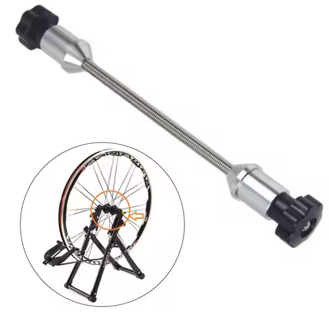 Bike Wheelset Truing Stand Adapter Tool Hub Rim Tuner 12/15/20mm to 9mm QR Thru Axle Adaptor 100x15 