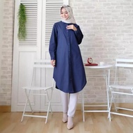 Baju Tunik Warna Putih Terbaru 2022 Model Remaja Korea Style