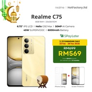 [ 3.3 SALE ] Realme C75 5G Smartphone (8GB+256GB) – 6.72" Display | 50MP AI Camera | 6000mAh Battery