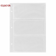[tishita] 8 Pocket Photo Album Refill Pages for B5 Binder PP Material Compatible with