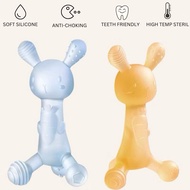 [FREE CASE] Bibi Teether by Brish - High Quality Silicone Baby Teether | BPA Free | Flexible and Fle