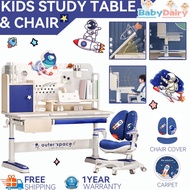 BabyDairy Kids Study Table Desk Adjustable Children Study Table