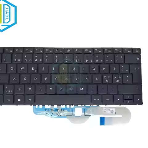 New Norwegian Backlit Keyboard For HUAWEI MateBook X Pro 2022 MRG-W76 MRG-W56 MRGF-X KT0121A3BK45NEA