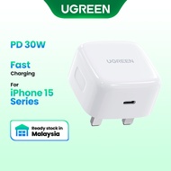 UGREEN PD 30W GaN Fast Charger Type-C Charger for iPhone 15 14 13 Pro Max iPhone 15 14 Plus/iPhone 1