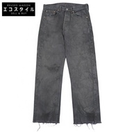 Levi's USA-made 1996 denim pants, 522 Color on the back of the button, men's, gray, W31 L32, 501-061