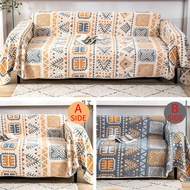 LZD Fashion Bohemian Sofa Blanket Soft Skin-friendly Gauze Towel Quilt Air Conditioner Blanket Summe