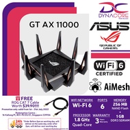 【Same Day Delivery】ASUS ROG Rapture GT-AX11000 Tri-band WiFi 6 Gaming Router - 3 Years Warranty