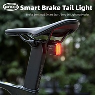 CXWXC Cycling Tail Light Road MTB Bike Rear Light SmartSensor And Manual Modes IP66 Waterproof Type-