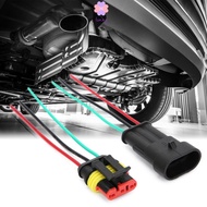 LONNG 5 Sets Car Electrical Connector, With Wire 3 Pin Waterproof Connector, Easy to Use Waterproof 