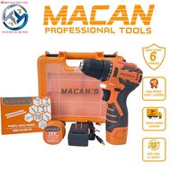 Máy khoan pin Macan 6018 không chổi than đầu khoan 10mm