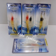YES prawn hook soft lure YES98/YES99 90mm luminous mata siakap