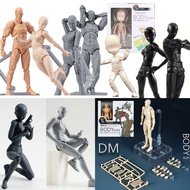 Mannequin SHF Body KUN CHAN DX Set Gray Pale Orange Black Color Ver Figma 2.0 Archetype She He Boy G