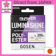 GOSEN Answer Lumina Shine 200m Size 0.25 Yellow