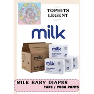 MILK Baby Diaper Yoga Pants M42, L36, XL30, XXL24 (1 Pack)
