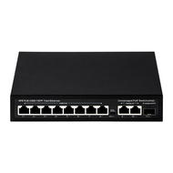8 Port 100Mbps POE Ethernet Switch with 2*1000Mbps uplink+ 1* SFP
