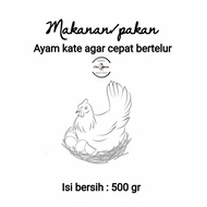 PTR pakan kate bertelur|pakan serama bertelur|ayam poland|pakan ayam