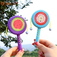 Baby Early Education Rattle Children's Toy / Color Shaking Style Drums / Fun Shake Drum / Kids Drum Musical Instrument Percussion / Random Jingle Bell Hand Early Education Toy /