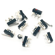 KW10 Mouse Micro Switch Tripod Light Touch Micro Switch Left Right Bend Roller Micro Switch with Han