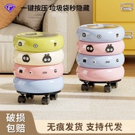 Capacity Household Value Trash Can Cover Wheel Living Room High Large Opening Press Trash Can Large 