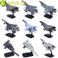 MIQUELZA Fighter Aircraft Toy, Pullback & Go F16 F22 F35 Aviao Plane Model, Tabletop Decor Simulatio