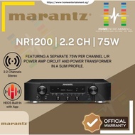 Marantz NR1200 | Marantz AV Stereo Receiver NR1200 Silver | Black [OFFICIAL WARRANTY]