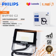 PHILIPS Lampu Sorot LED 20W BVP150 Floodlight 20 watt Putih Kuning