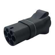 【JJL】-Adapter High Quality 16A Electric Vehicle EVSE Portable EV Plug Type 2 to 2 Pin SocketEU Plug