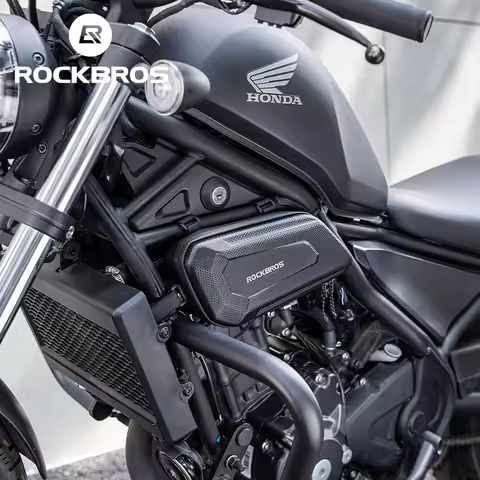 ROCKBROS Motorcycle Bag CM300 Waterproof Bag Large Capacity CM500 Engine Bag Guard Pole Bag Bicycle 