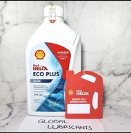 Shell Helix ECO PLUS 5W-30 1 Liter (Oli Mesin LCGC Full Synthetic)
