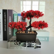 {deyhtyu} 29cm Artificial Plants Bonsai Fake Pine Tree Ornaments Plastic Plants Landscape Simulation