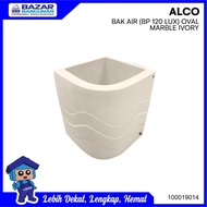 Alco - Bak Air Mandi Sudut Luxury Marble 120 Liter Ltr 120Ltr Ivory