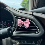 Bling Ribbon Aroma Stone Diffuser with Essential Oil Car Freshener Deco 闪闪蝴蝶结车载香薰石膏扩香石挂牌精油礼物