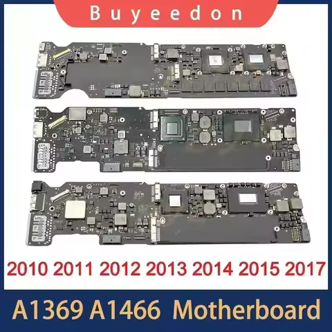 Tested Original A1466 Motherboard For MacBook Air 13" A1369 A1466 Logic Board i5 i7 2010 2011 2013 2