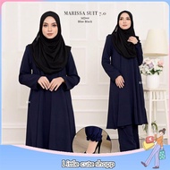 AIRA-SHOPSUIT MARISSA 7.0 Suit Muslimah Labuh Jubah Seluar Umrah Haji Nursing Friendly S-3XL