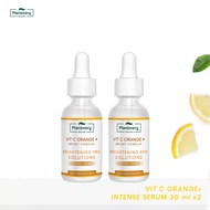 [SET 2 ชิ้น ] Plantnery Vit C Orange &amp; Lemon Bright Complex Intense Serum 30 ml