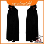 Halloween Costume Cloak - Grim Reaper, Vampire, Witch Figures for Adults & Kids, Hooded