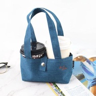 Chuyu 雙杯款咖啡杯提袋/減塑行動環保杯套/咖啡杯提袋-do it now