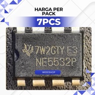 7Pcs IC NE5532P DIP8 Dual Op-Amp Preamp 5532 – Low Noise Audio Amplifier Electronic Components