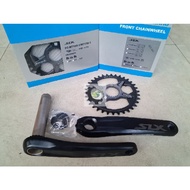 Shimano SLX M7100 Single speed Narrow Wide chainring 34 T Crank WITHOUT BB