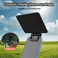 Phone Sun Shade for Car Phone UV Protection Shade Foldable Cellphone UV Protection Panel for Vehicle