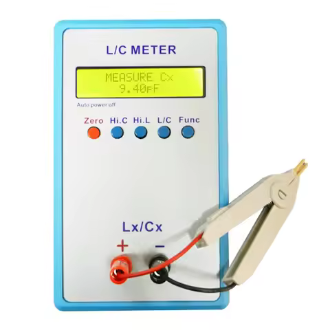 LC-200A LC-100A Digital LCD Capacitance Inductance Meter High Precision LCR Flexible Online Calibrat