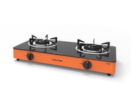 Lucky flame เตาแก๊สตั้งโต๊ะ กระจก 2 หัว ไฟวน รุ่น AI-102