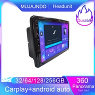 MUJAJNDO 10นิ้วสำหรับ Toyota Wigo Raize Avanza 2023-2025 Android15 32 64 128 256GB คำสั่งเสียงคาร์เพ