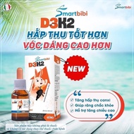 Smart bibi D3k2 helps supplement d3k2 for babies to develop bones, help strengthen bones, and help d
