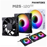 Phanteks M25-120 M25-140 G2 120mm 140mm fan PWM D-RGB ARGB building block big air flow fans for PC c
